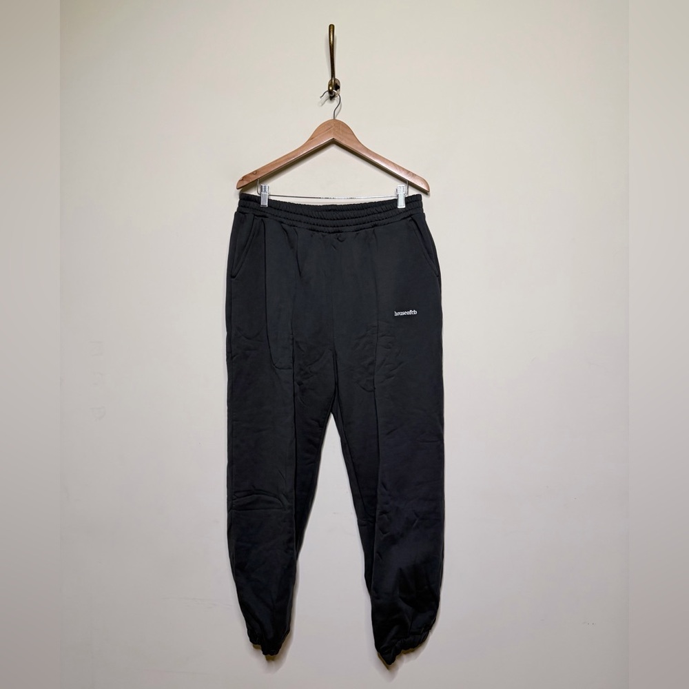 House of CB Charcoal Fleece Back Jogging Trousers - Picture 5 of 8